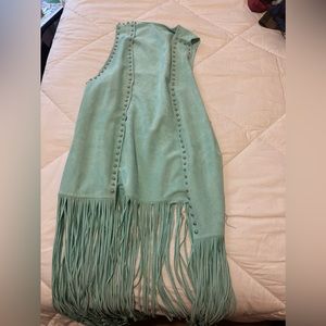 Western cover with fringe